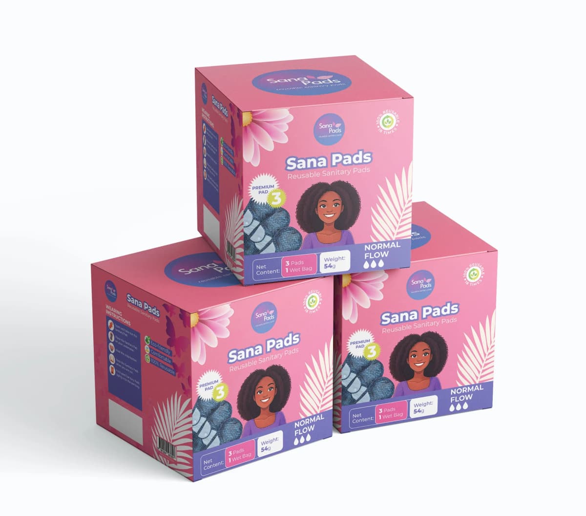 Normal Flow Sanitary Pad